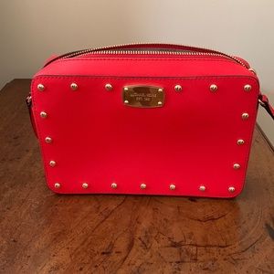 Orange Studded Michael Kors Crossbody